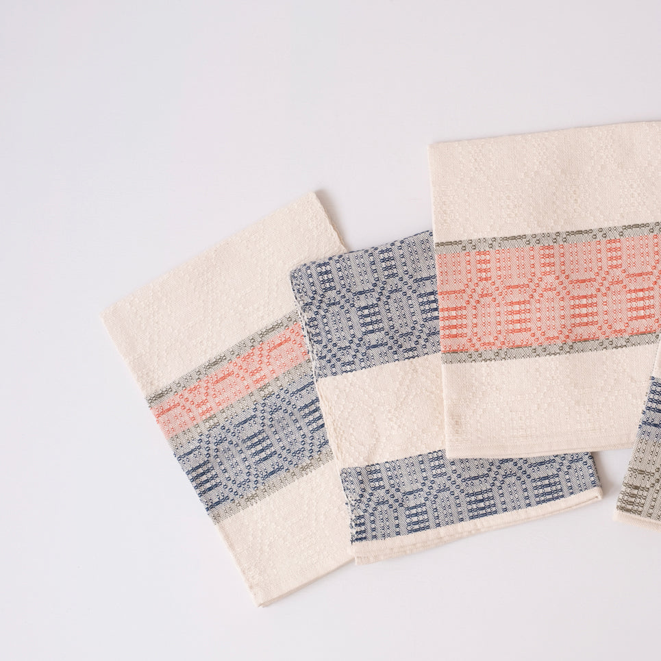 Homestead Hand Towel ~ Tricolor Stripe by Maadili Collective