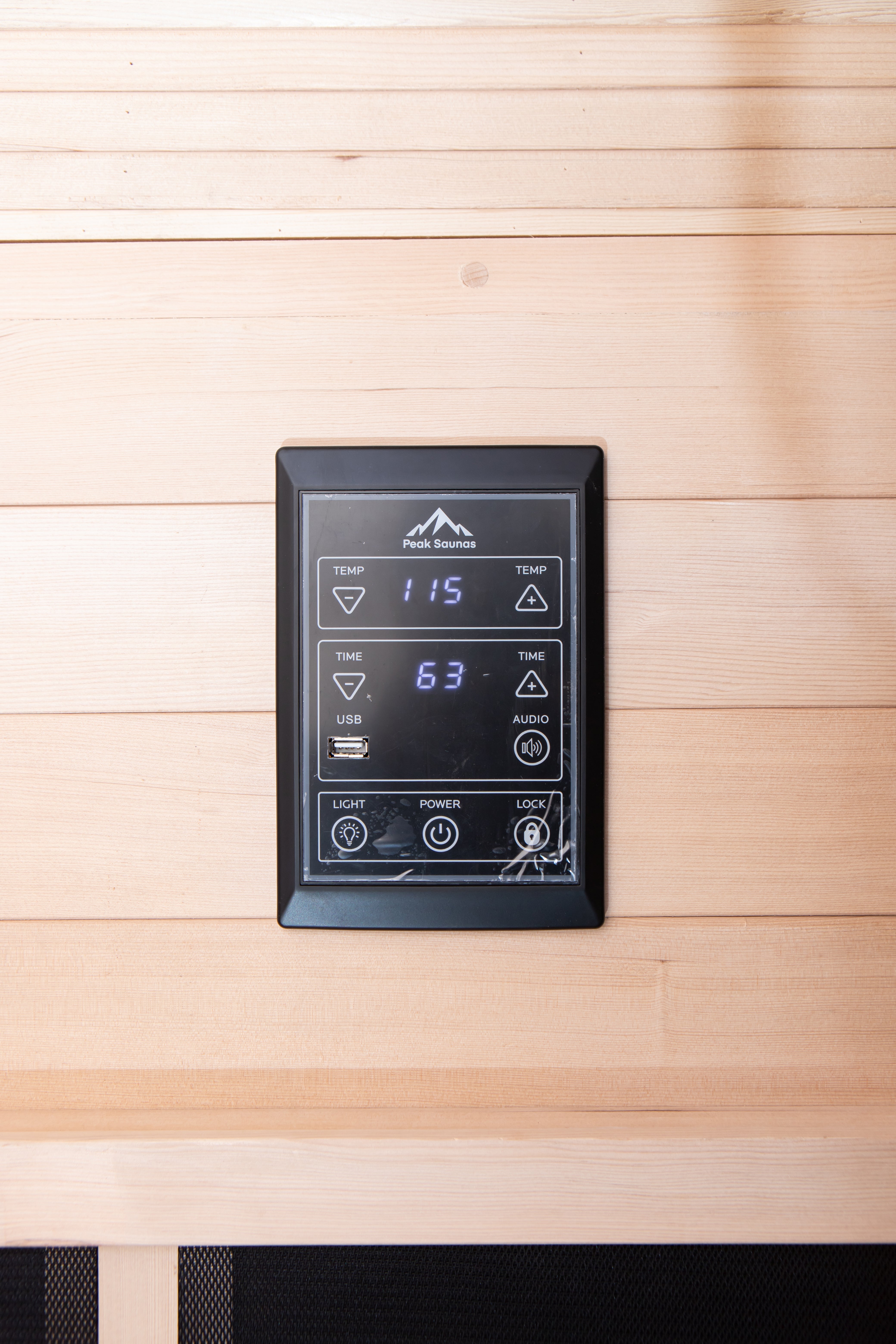 Peak Saunas El Capitan 4-Person Outdoor Full Spectrum Infrared Sauna with Built-In XL Medical-Grade Red Light Therapy and Smart WiFi App Control