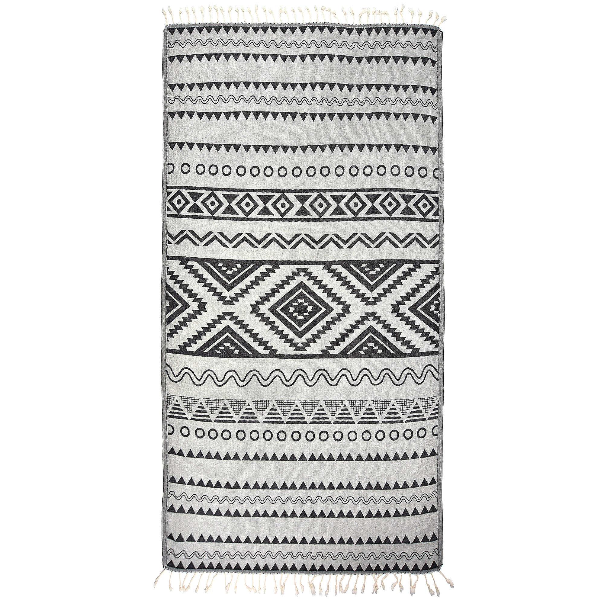 Exclusive Spartan Peshtemal Pure Cotton Throw Blanket by La'Hammam