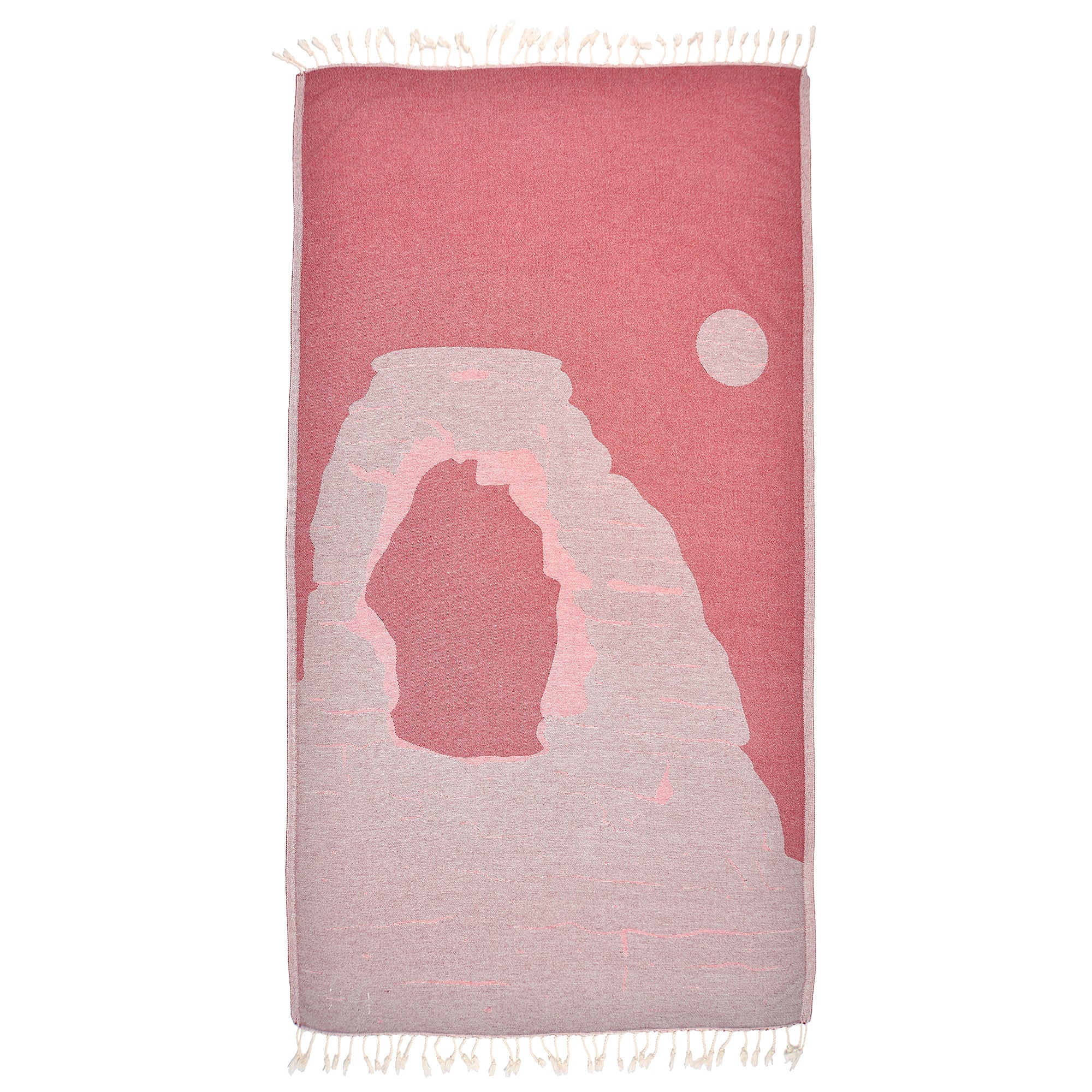 Exclusive Monument State Peshtemal Pure Cotton Beach Towel by La'Hammam