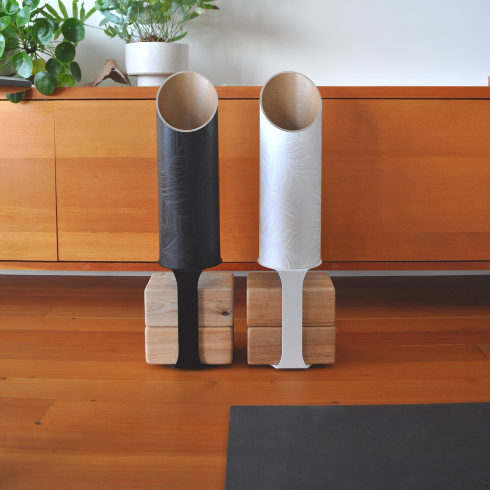 Yoga Block Floor Stand | White by Mache