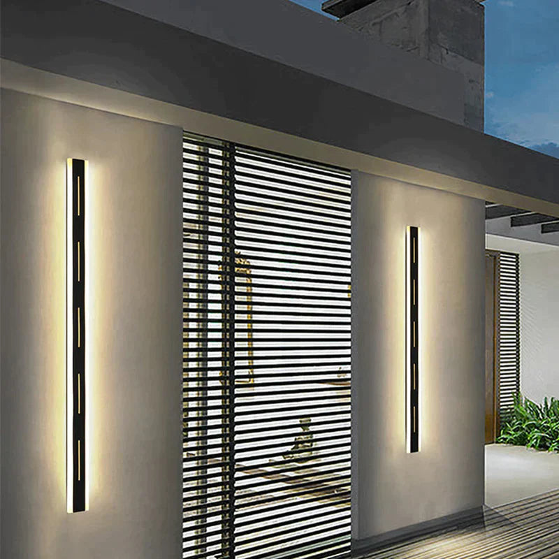 Eva's Waterproof Aluminum LED Outdoor Wall Lamp - Remote Controlled Garden Porch Sconce
