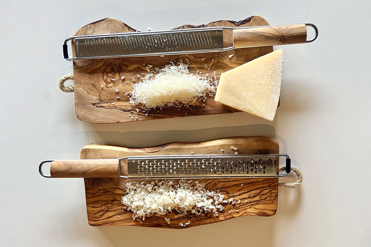 Italian Olivewood Mandolin Paddle Grater by Verve Culture