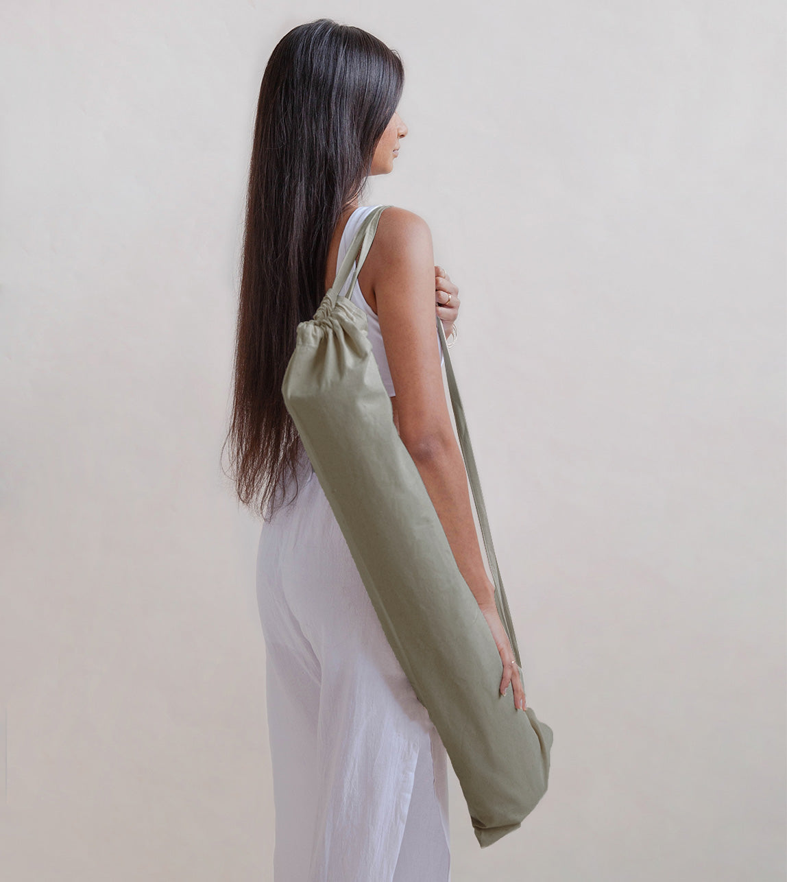 Jade & Jute - Naturally Dyed Herbal Yoga Mat by okoliving