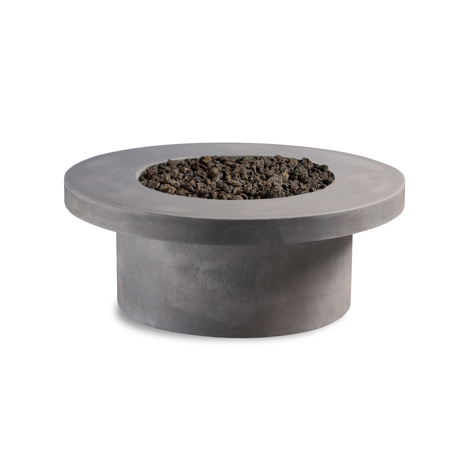 Mirasol - Circular Concrete Fire Pit Table by Crete Design