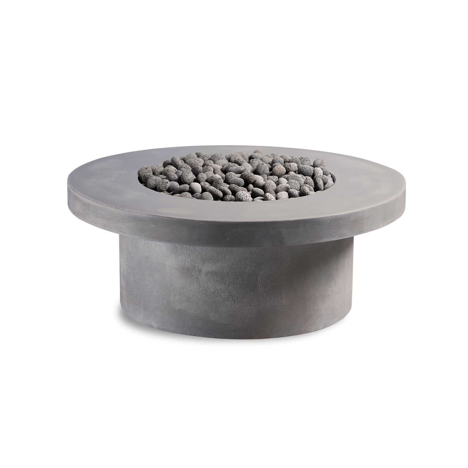 Mirasol - Circular Concrete Fire Pit Table by Crete Design