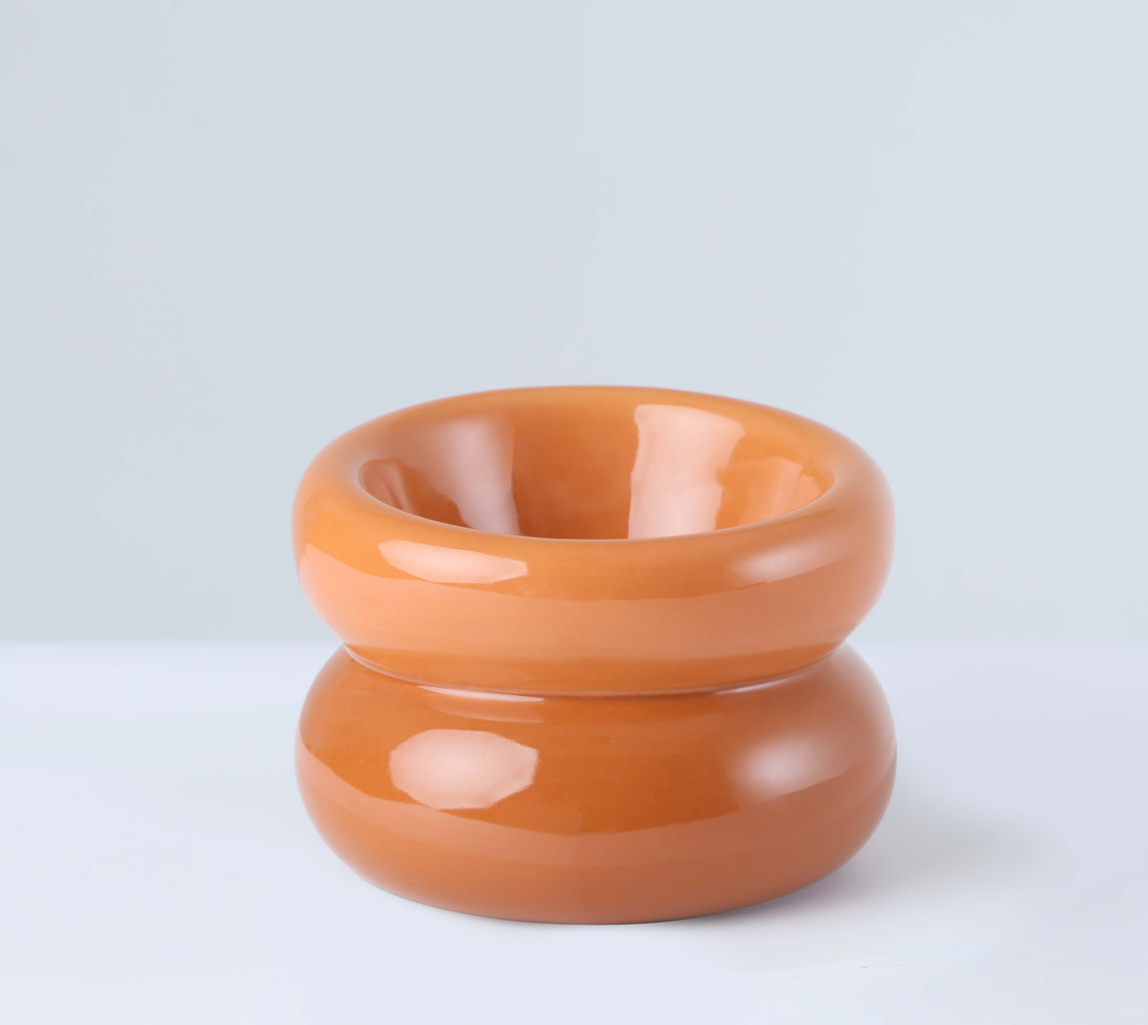 Soufflé Pet Bowl - Amber Orange by PEHOM