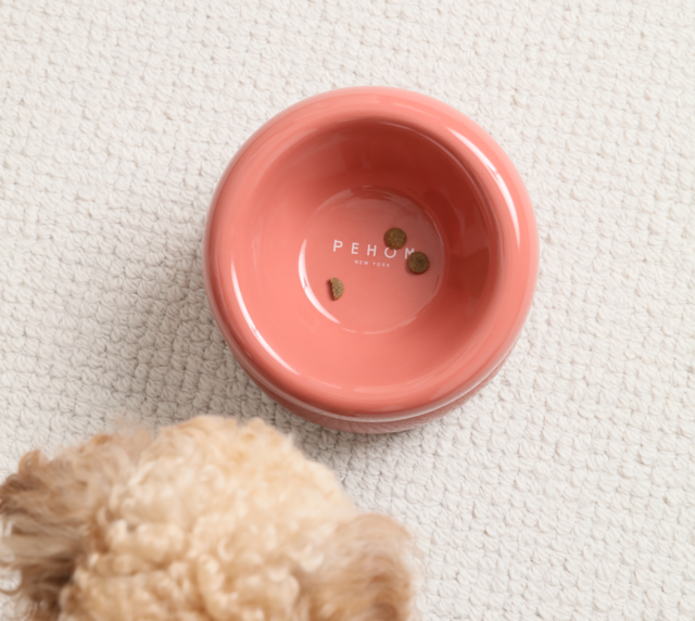 Soufflé Pet Bowl - Rose Pink by PEHOM