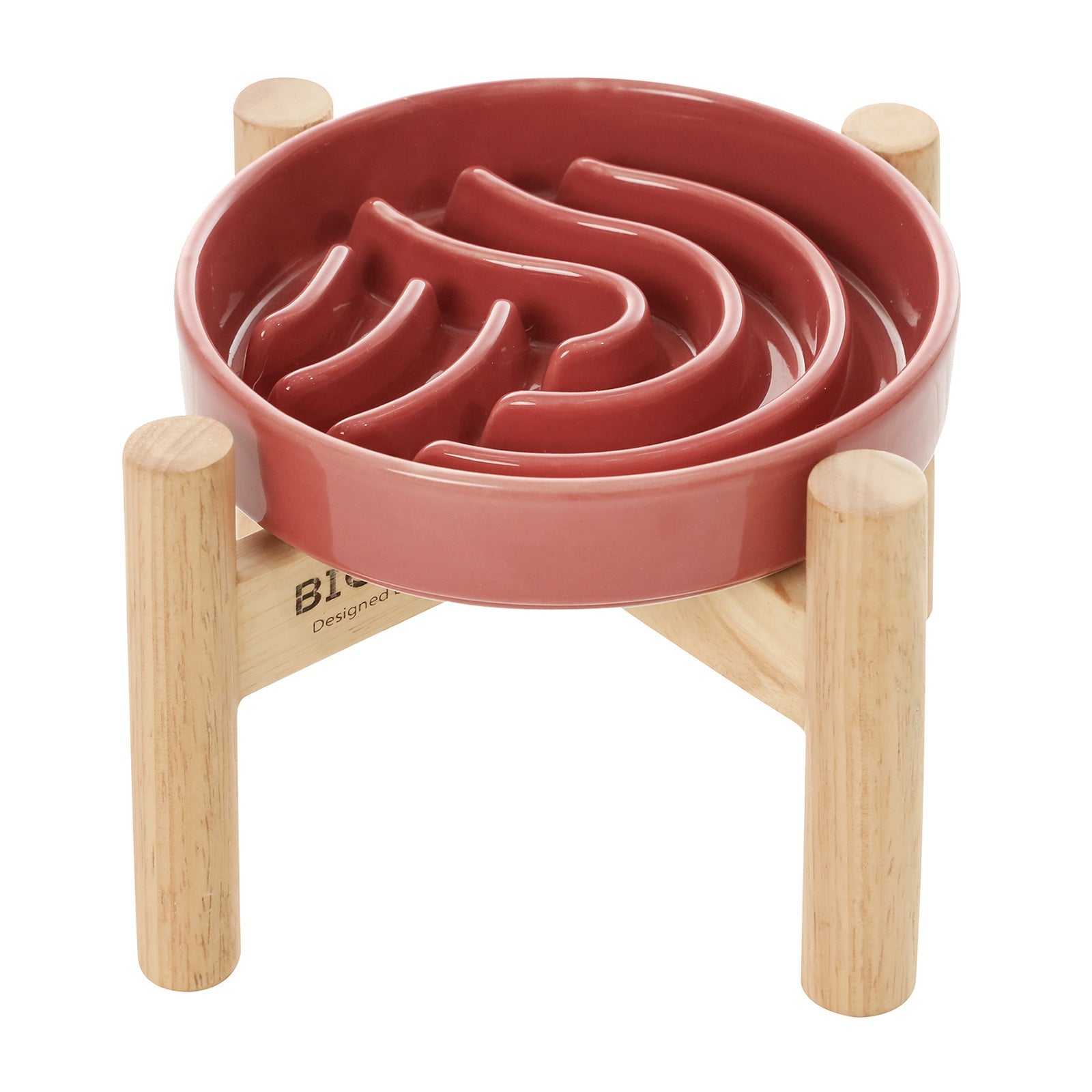 [Wave] Slow Feeder Dog Bowls - Pink / Beige / Orange by PEHOM