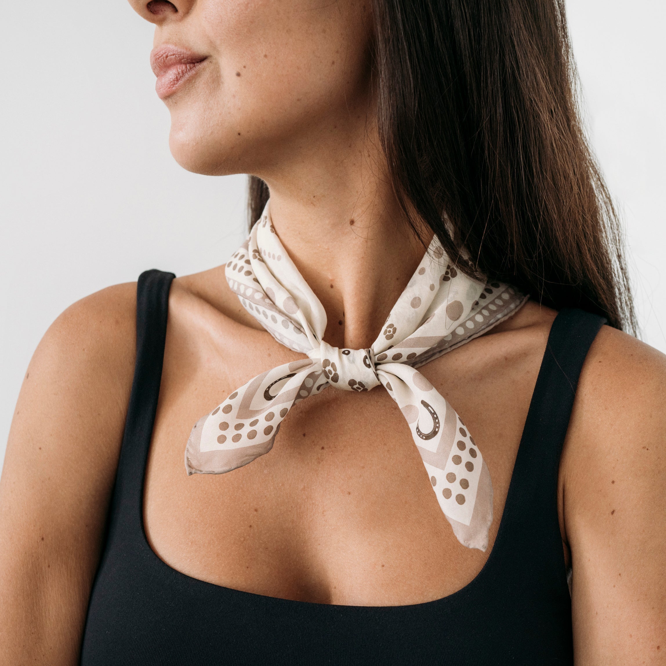 Coconut Horseshoe Bandana by Kit Santa Fe