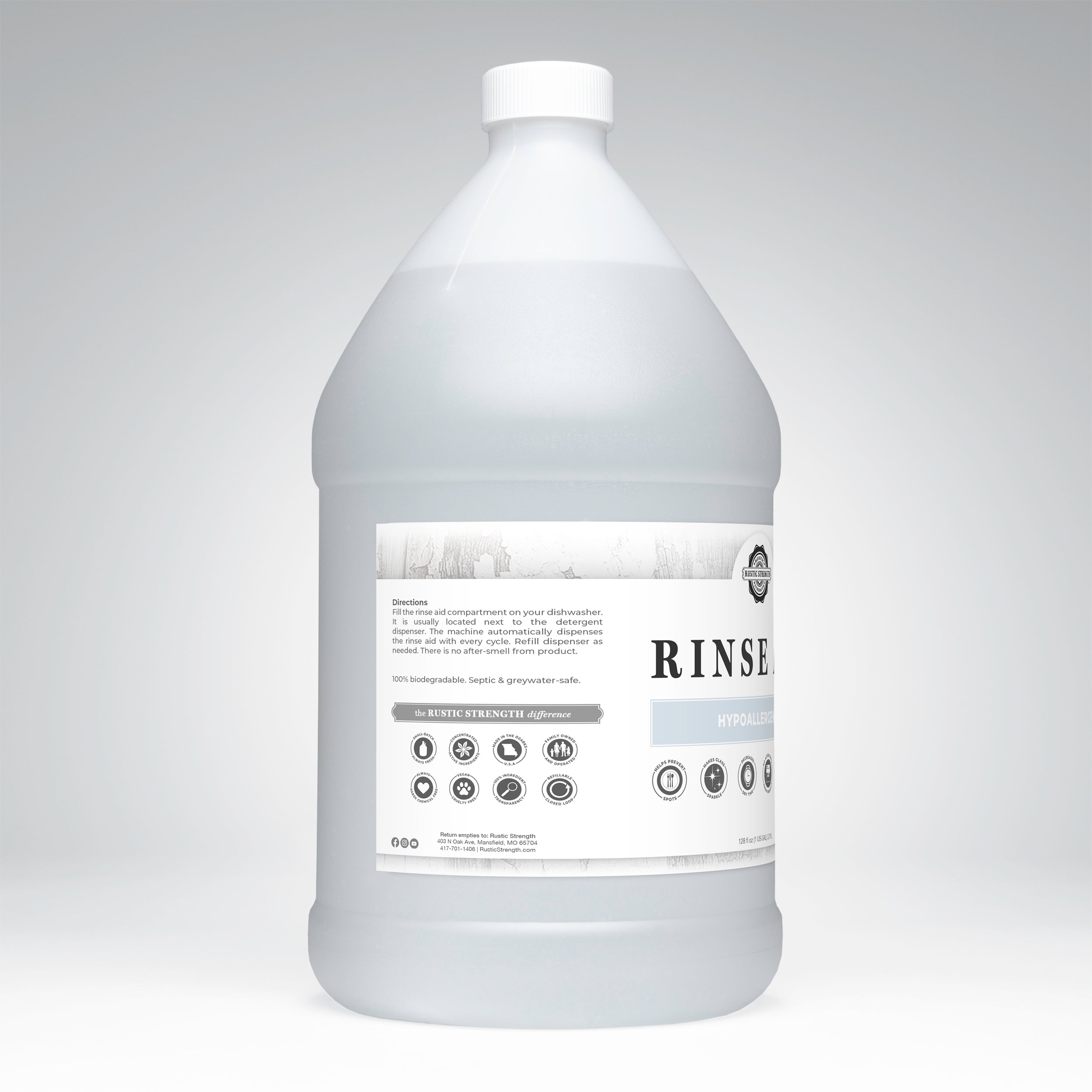 Rinse Aid for Automatic Dishwashers | Unscented