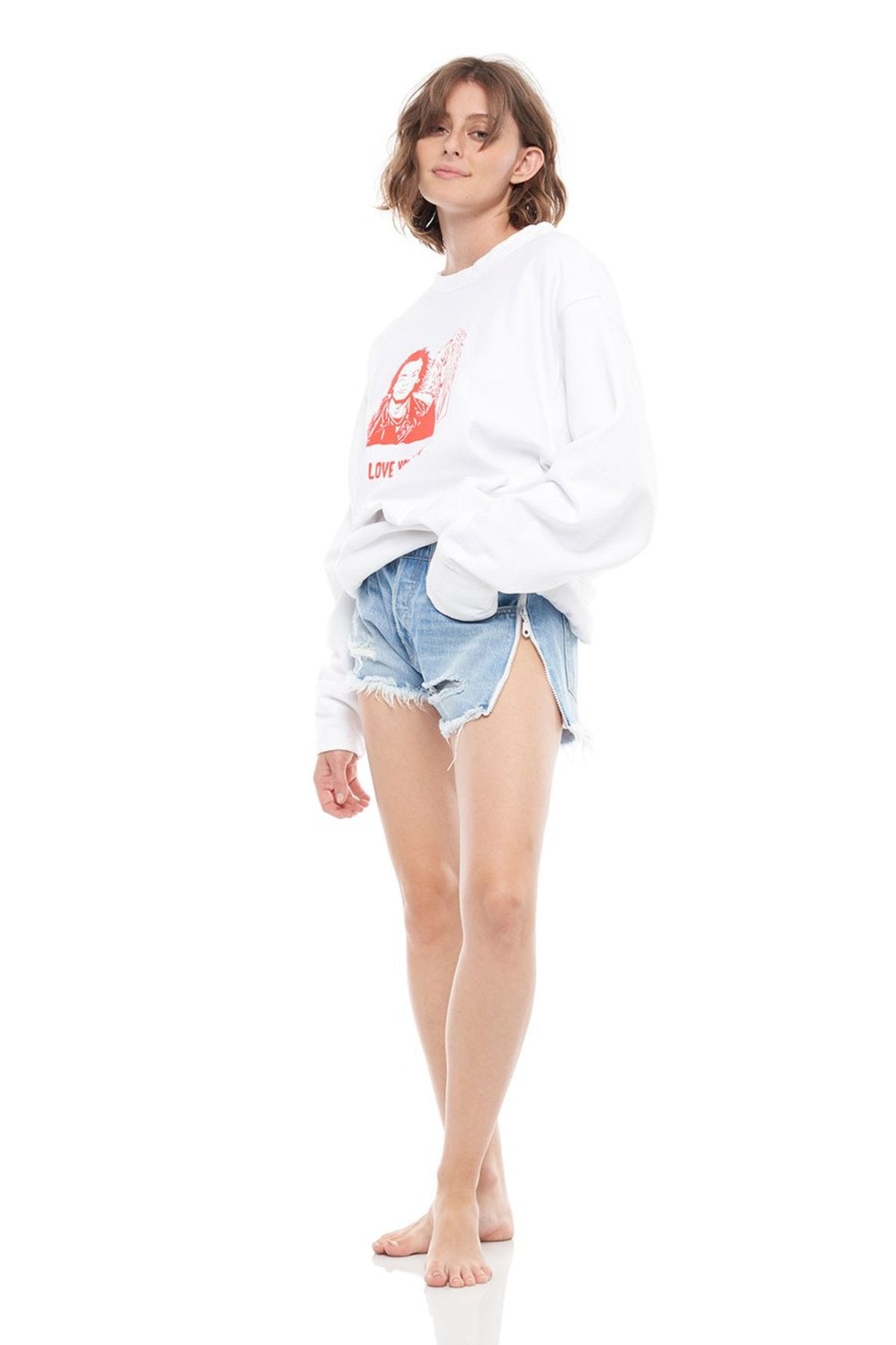 Oversized French Terry Sid & Nancy Sweatshirt