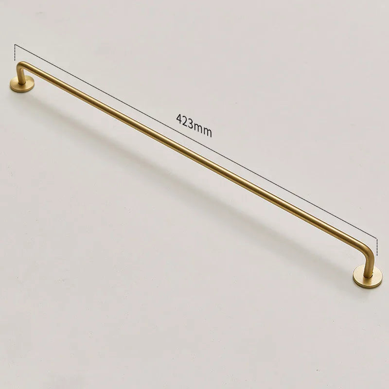 Modern Brass Furniture Bar Handles – Stylish Cabinet Pulls and Towel Bars (7mm Solid Brass)