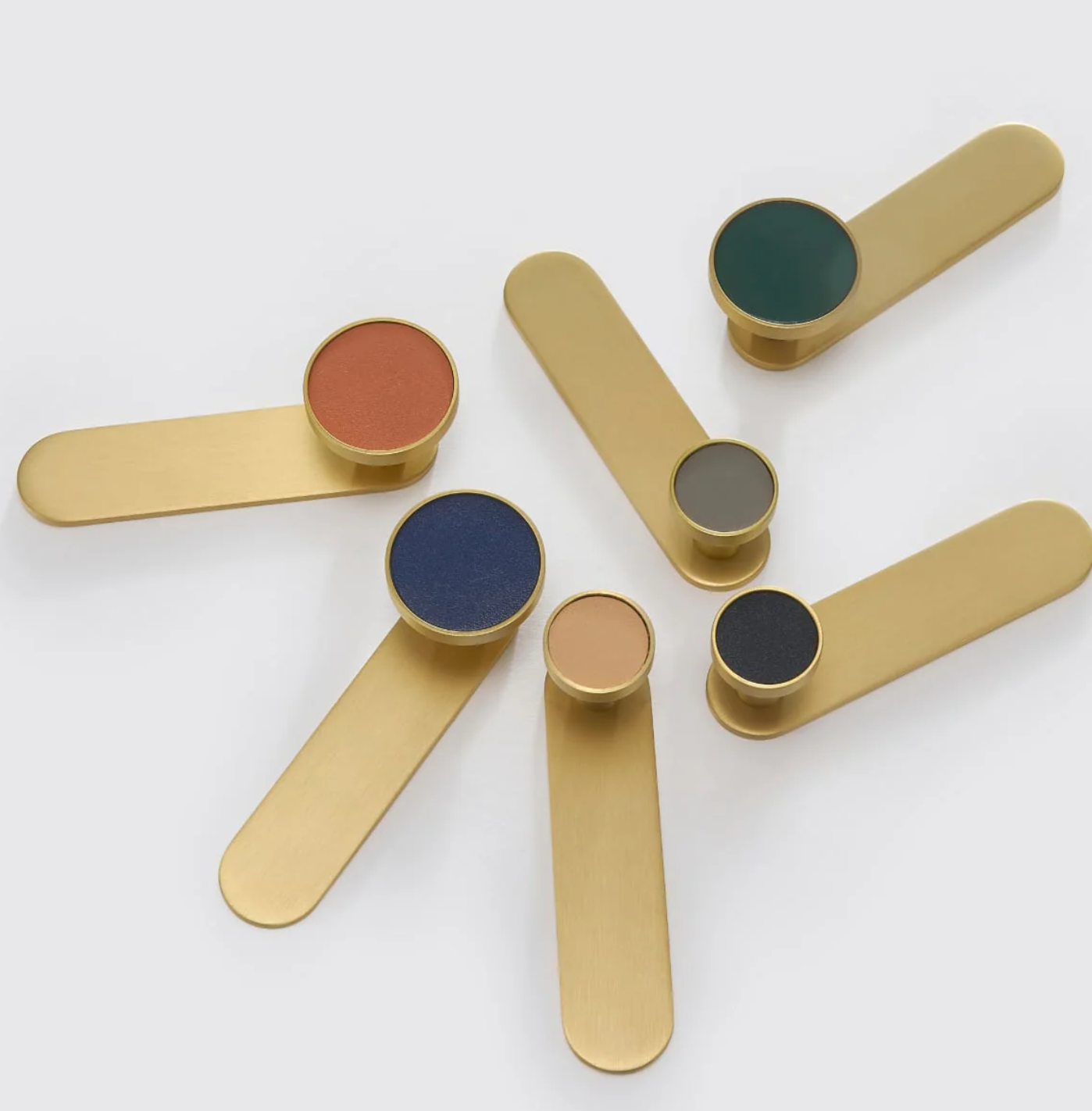 Beetham Solid Brass & Leather Wall Hooks | MERAKI