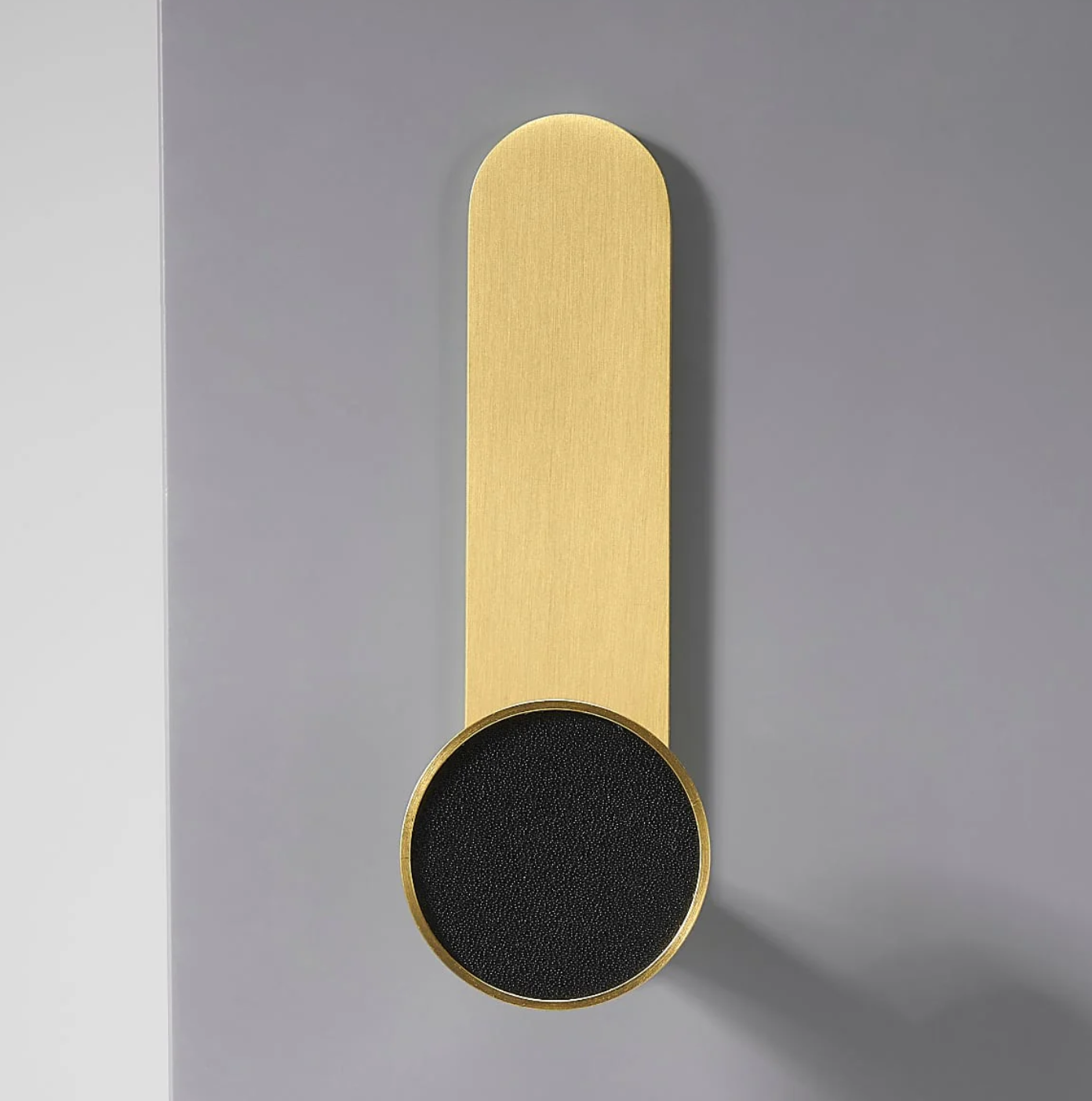 Beetham Solid Brass & Leather Wall Hooks | MERAKI