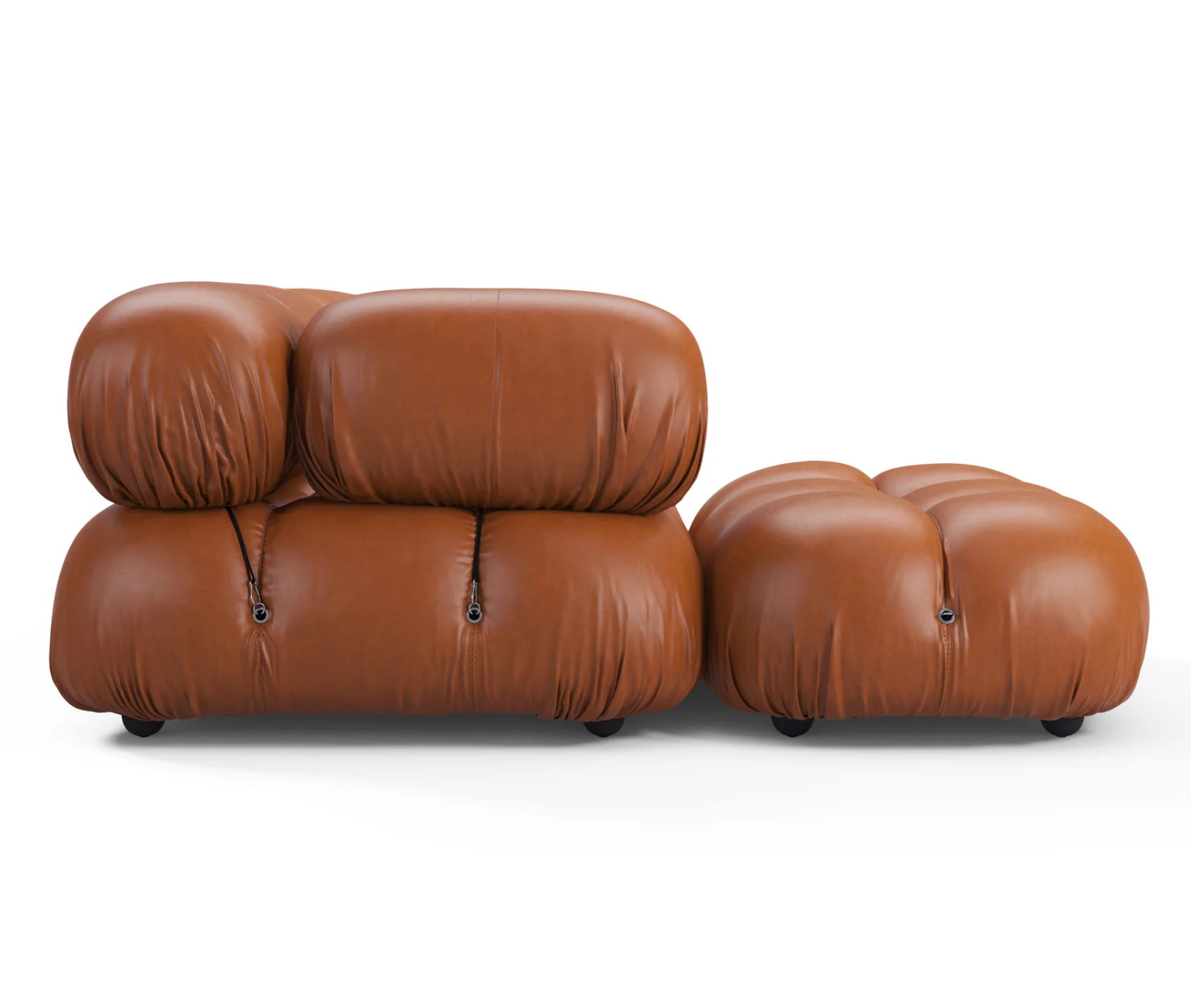 Mario Bellini Sectional Tan Premium Leather | INTERIOR ICONS