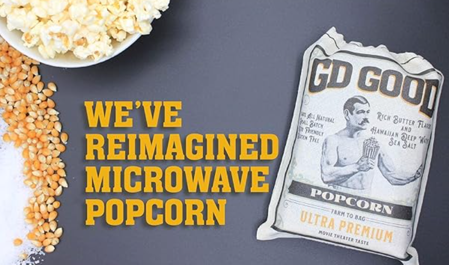 Ultra Premium Organic Microwave Popcorn | GD GOOD