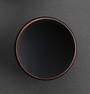 Modern Round Zinc Alloy Knob – Minimalist Drawer Pull for Wardrobes, Closets, and Kitchen Cabinets