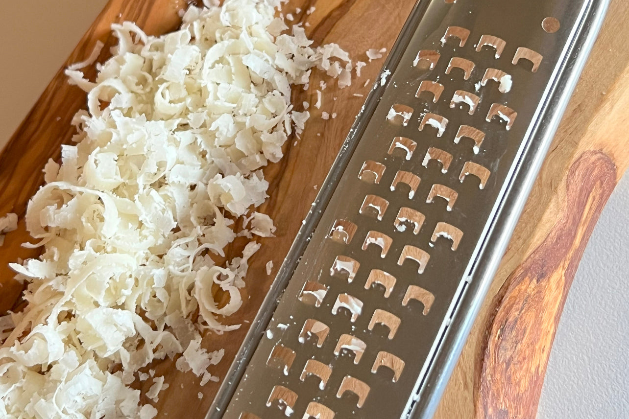 Italian Olivewood Mandolin Paddle Grater by Verve Culture