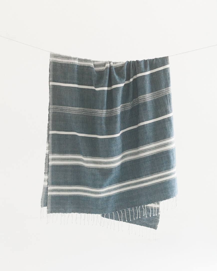 Aden Cotton Throw Blanket by Creative Women