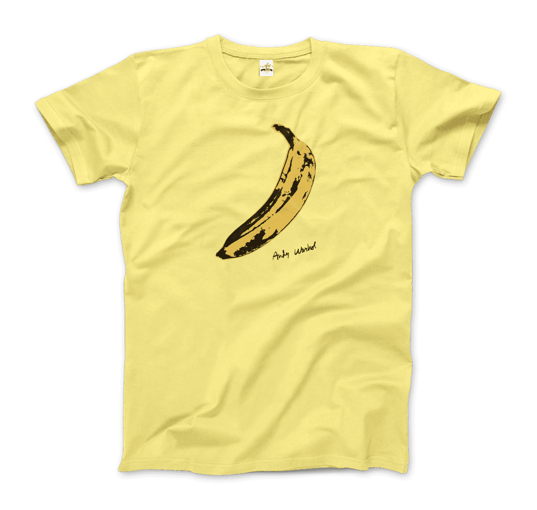 Andy Warhol's Banana, 1967 Pop Art T-Shirt by Art-O-Rama Shop