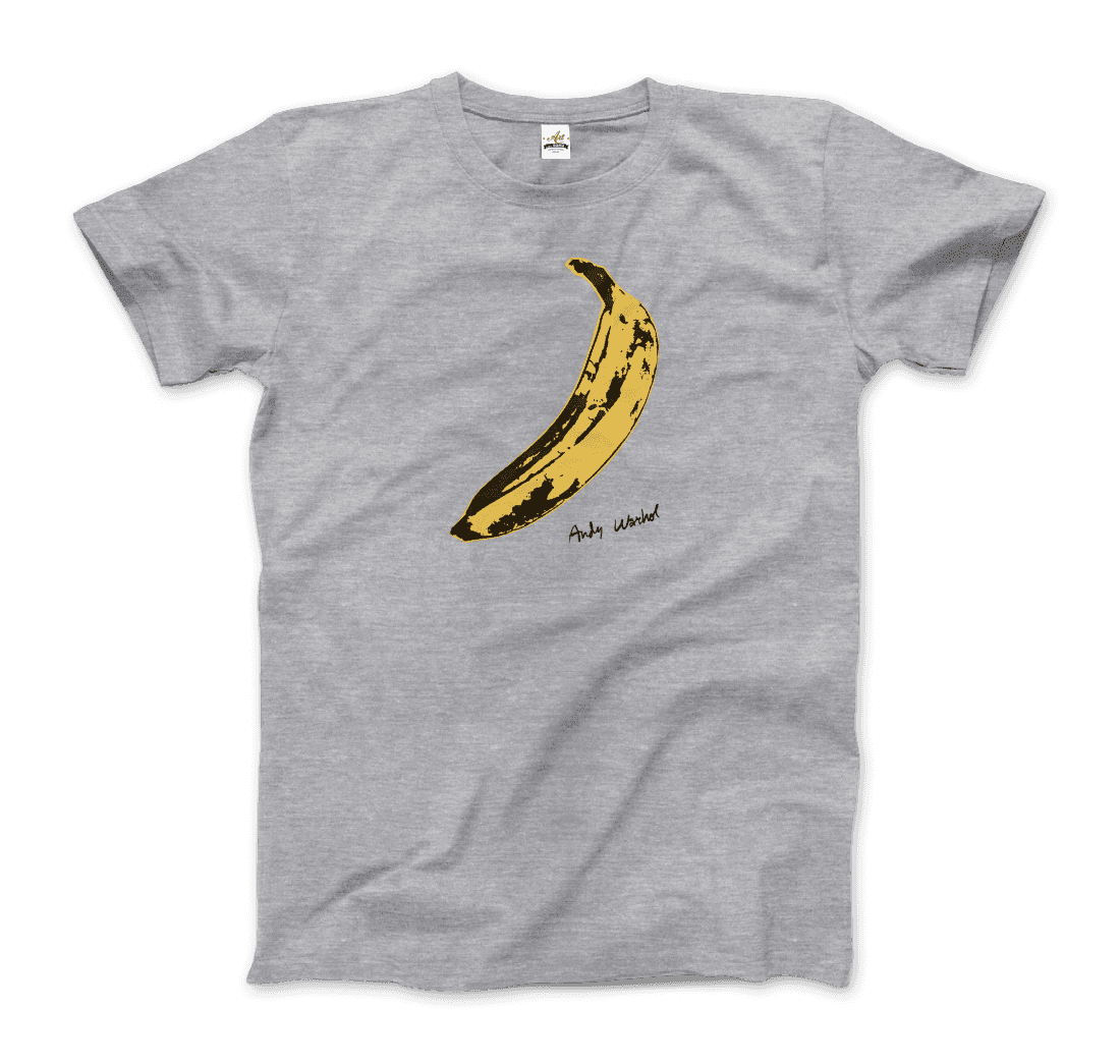 Andy Warhol's Banana, 1967 Pop Art T-Shirt by Art-O-Rama Shop