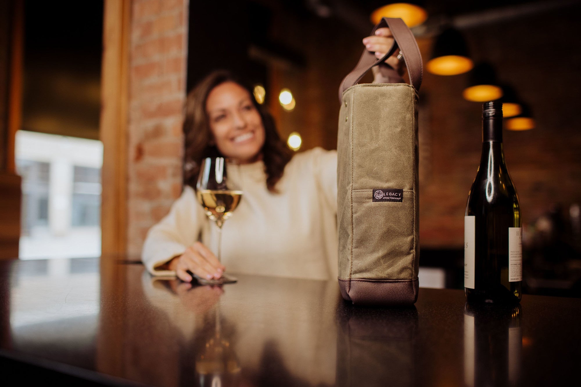 2 Bottle Insulated Wine Cooler Bag by Picnic Time Family of Brands