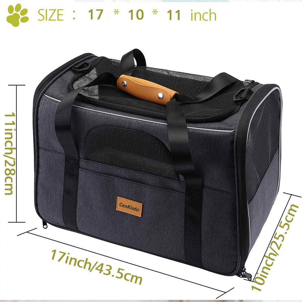 Foldable Portable Pet Carrier Bag - Comfortable Travel Solution For Cats And Dogs by Dog Hugs Cat