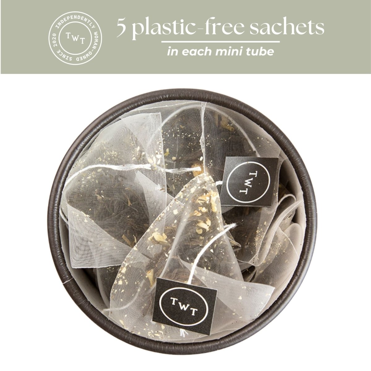 Jasmine Green Tea Mini Tea Tube (5 tea bags)