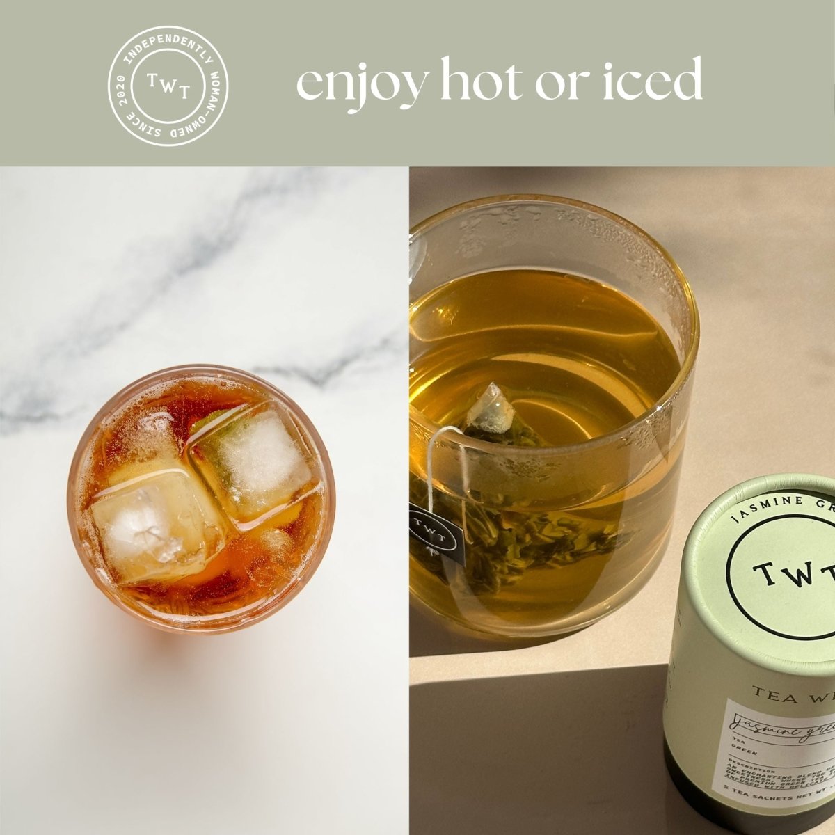 Jasmine Green Tea Mini Tea Tube (5 tea bags)