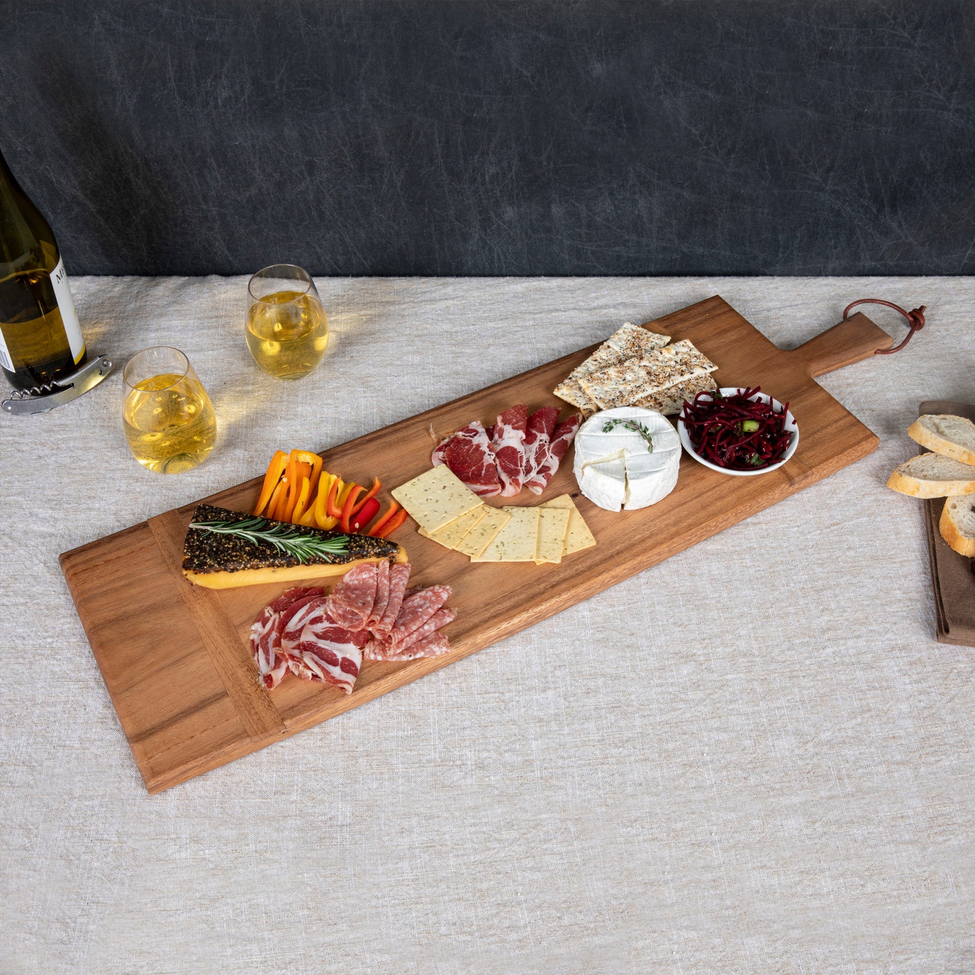 Madera Rectangular Long Charcuterie Board - 29" x 9" by Picnic Time Family of Brands