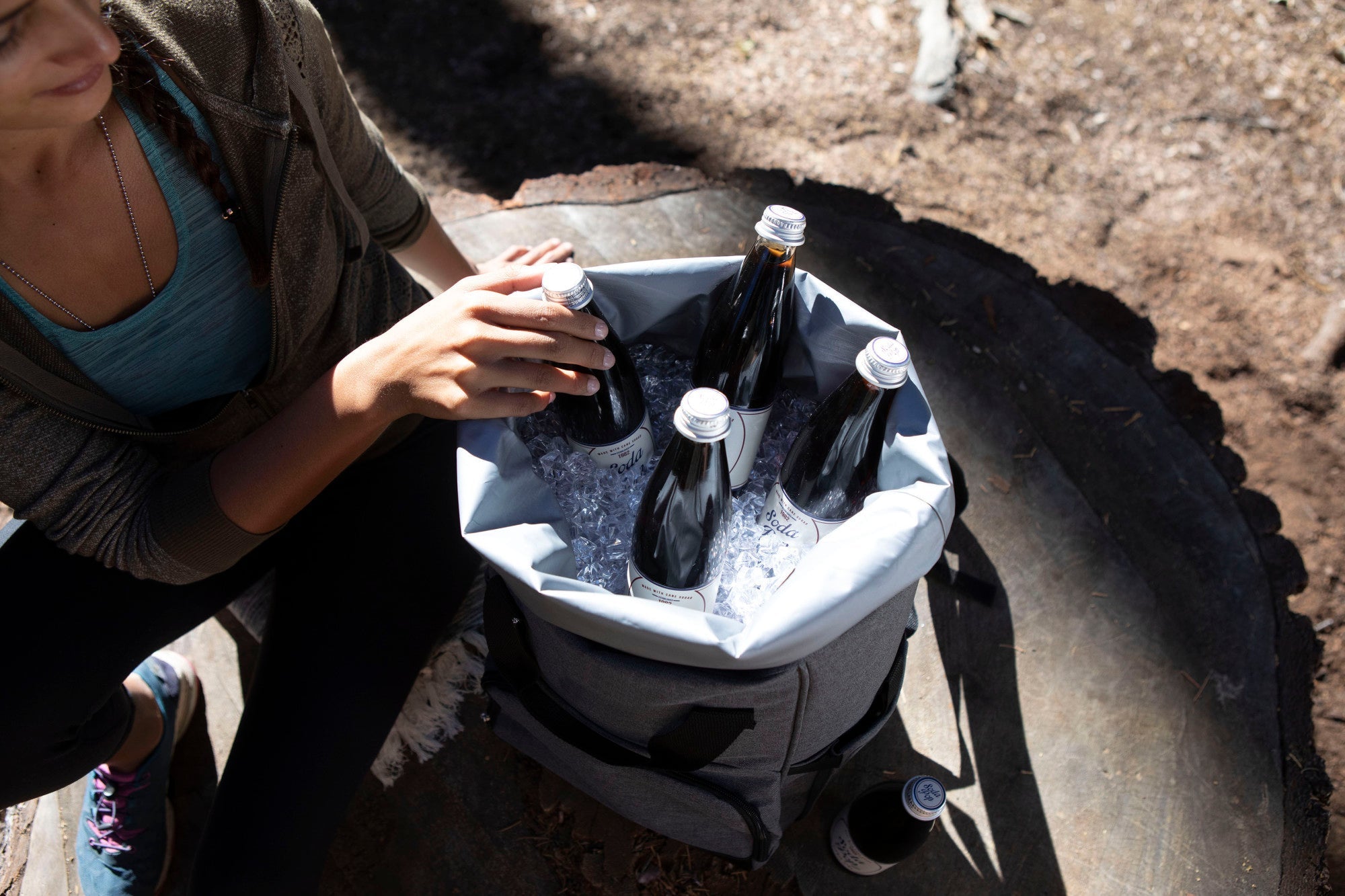 On The Go Roll-Top Backpack Cooler by Picnic Time Family of Brands