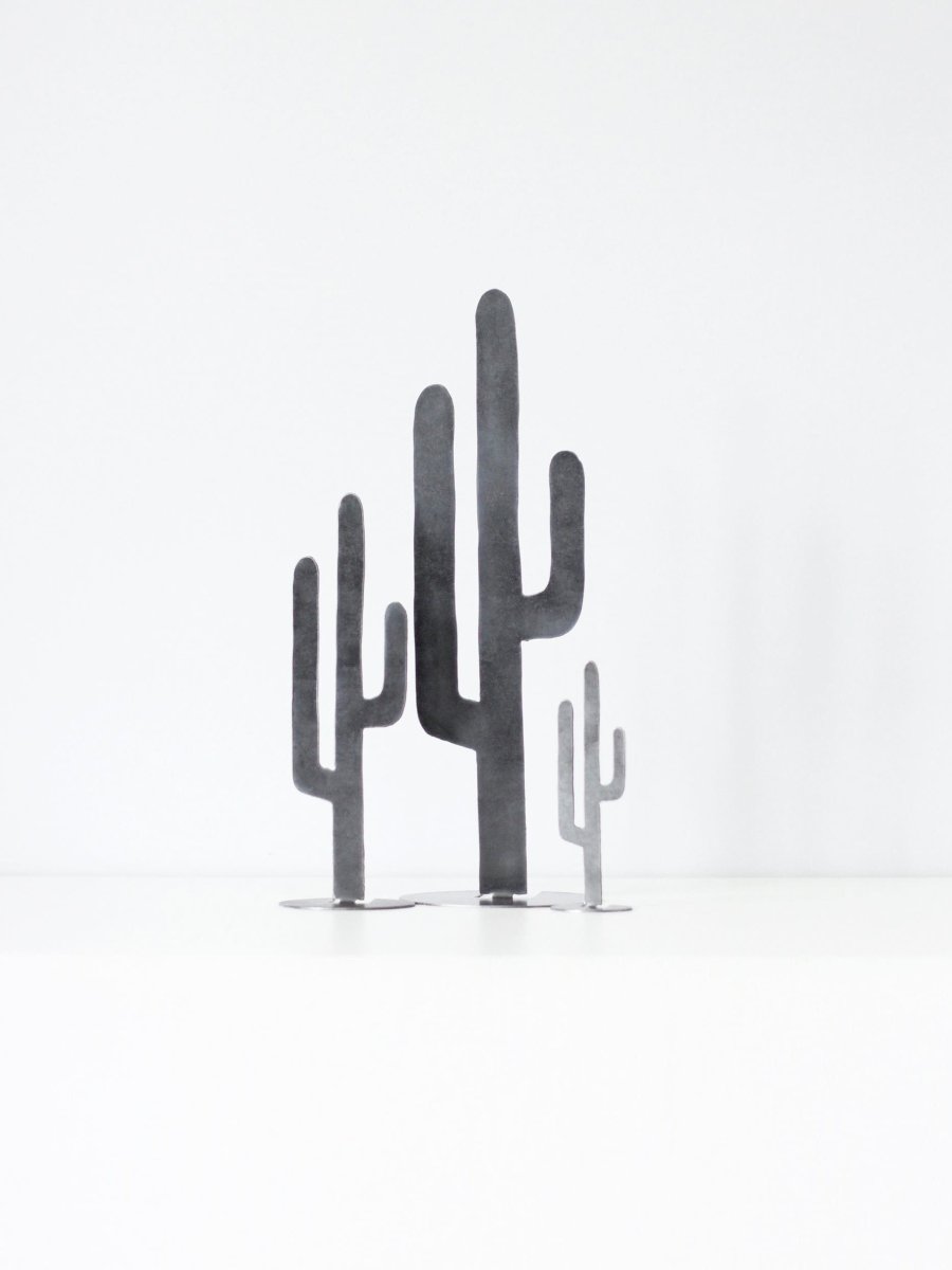 Metal Cactus Silhouette - Large by Jubilee Trading Company