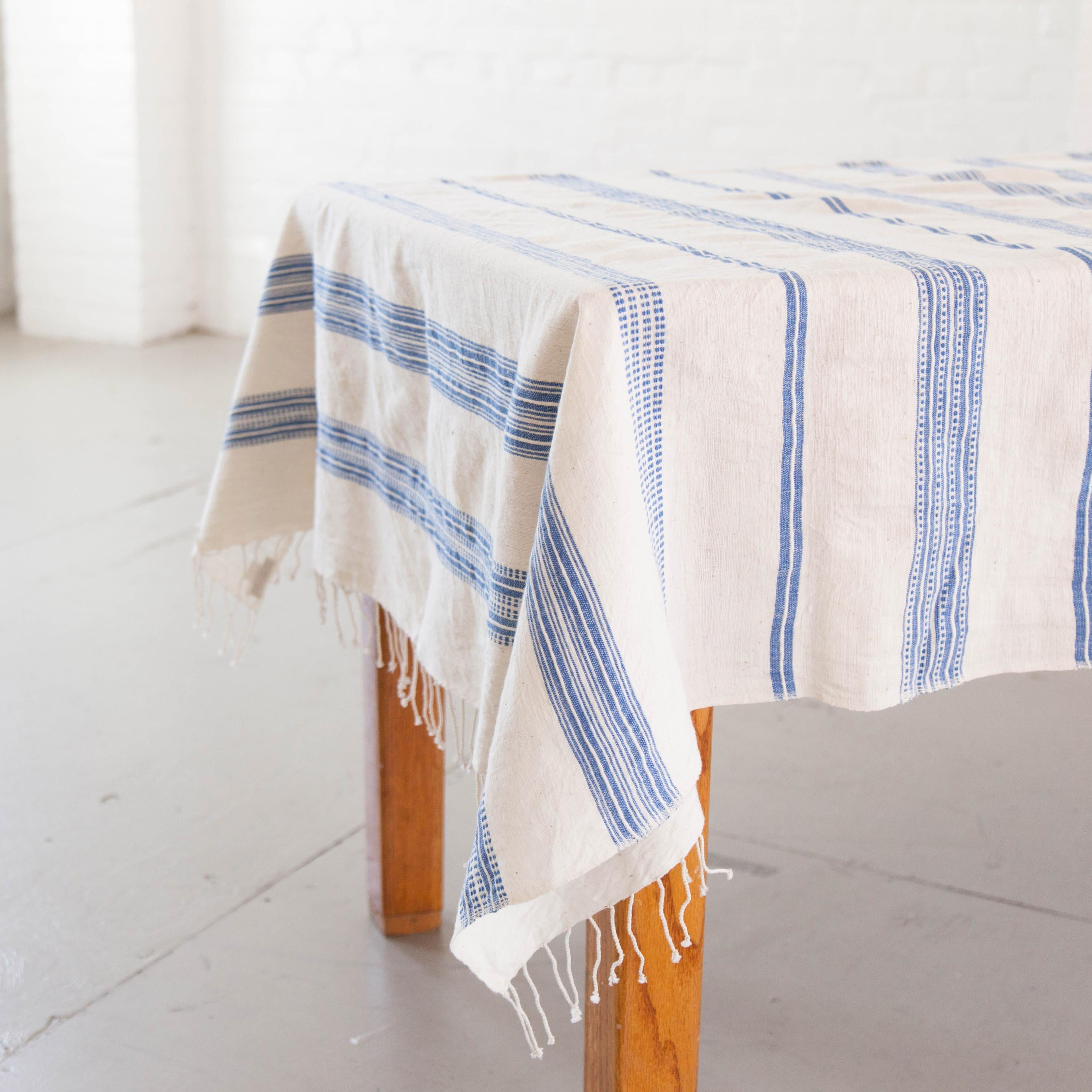 Aden Cotton Tablecloth by Creative Women