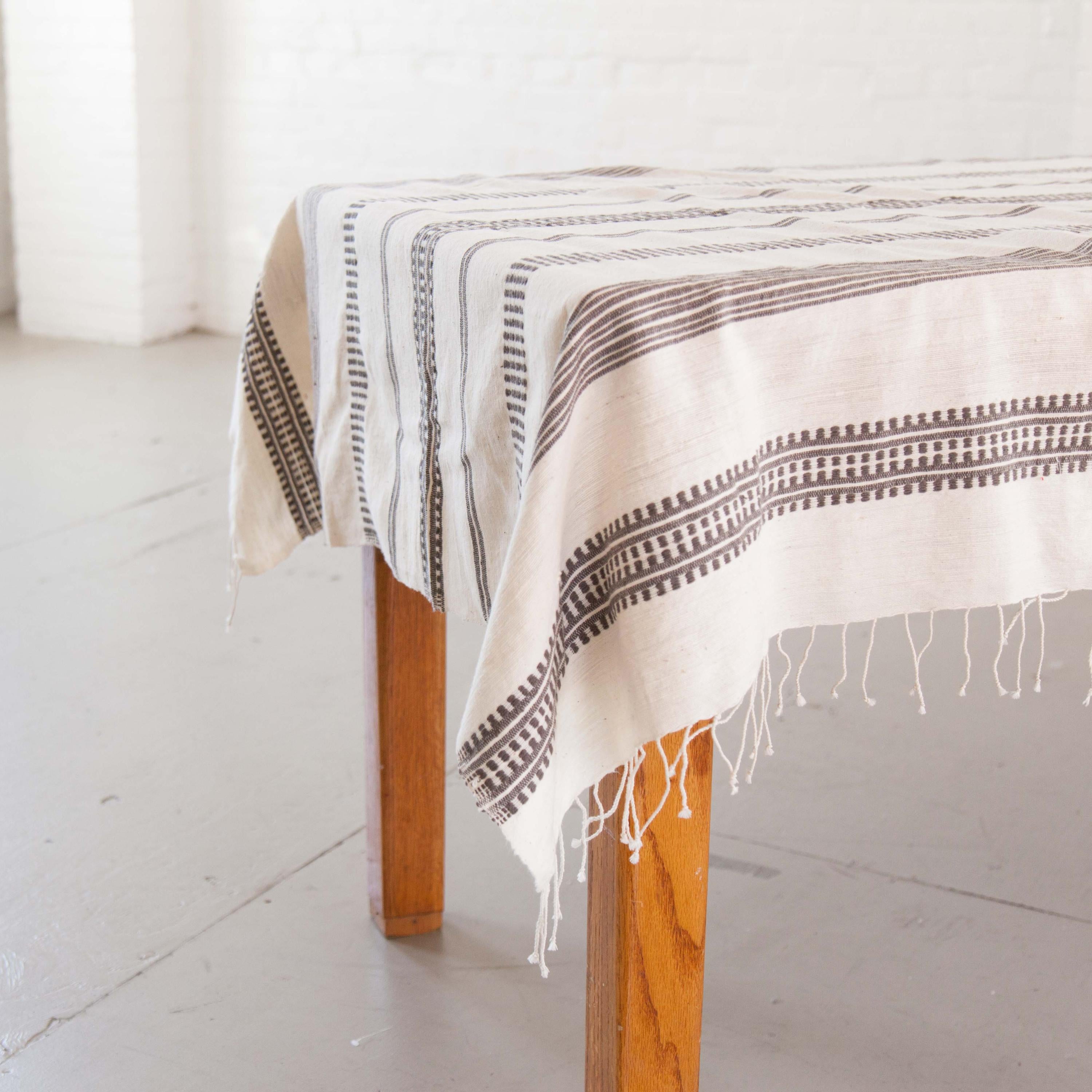 Aden Cotton Tablecloth by Creative Women