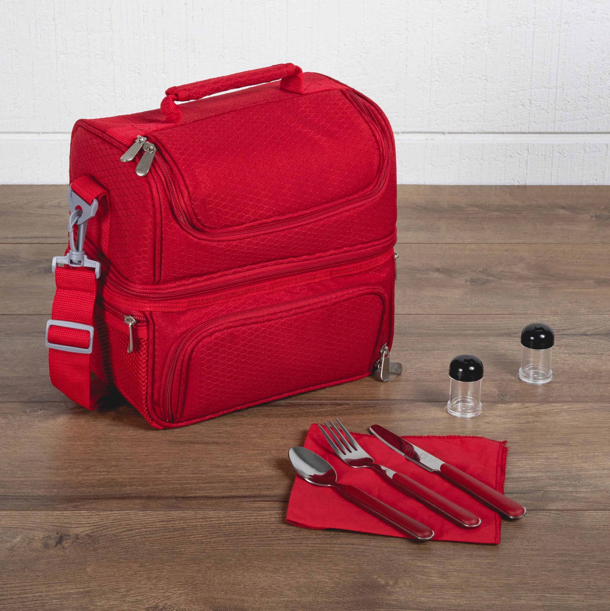 Pranzo Lunch Bag Cooler with Utensils by Picnic Time Family of Brands