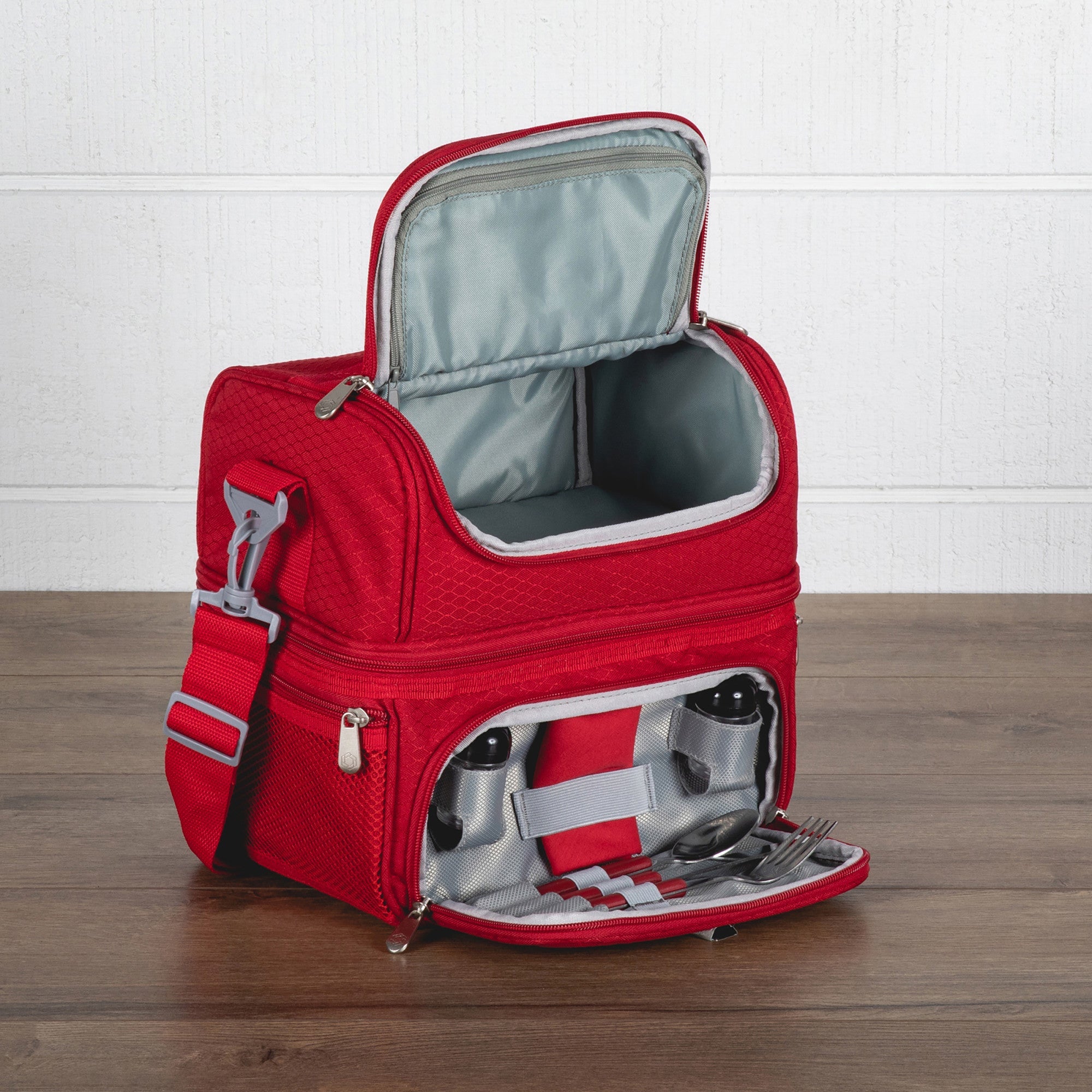 Pranzo Lunch Bag Cooler with Utensils by Picnic Time Family of Brands