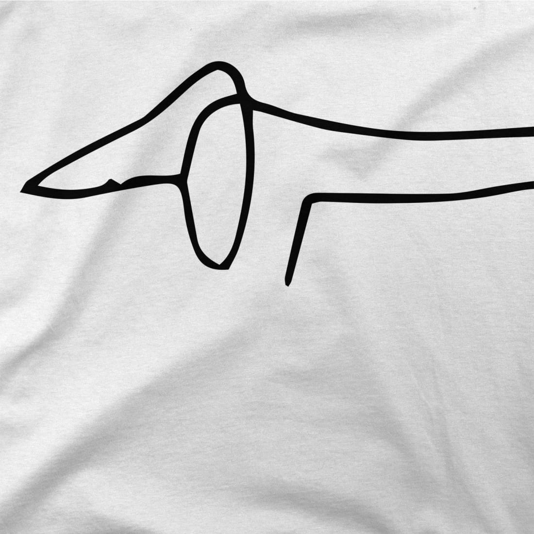 Pablo Picasso Dachshund Dog (Lump) Artwork T-Shirt by Art-O-Rama Shop