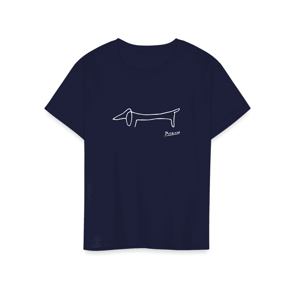 Pablo Picasso Dachshund Dog (Lump) Artwork T-Shirt by Art-O-Rama Shop