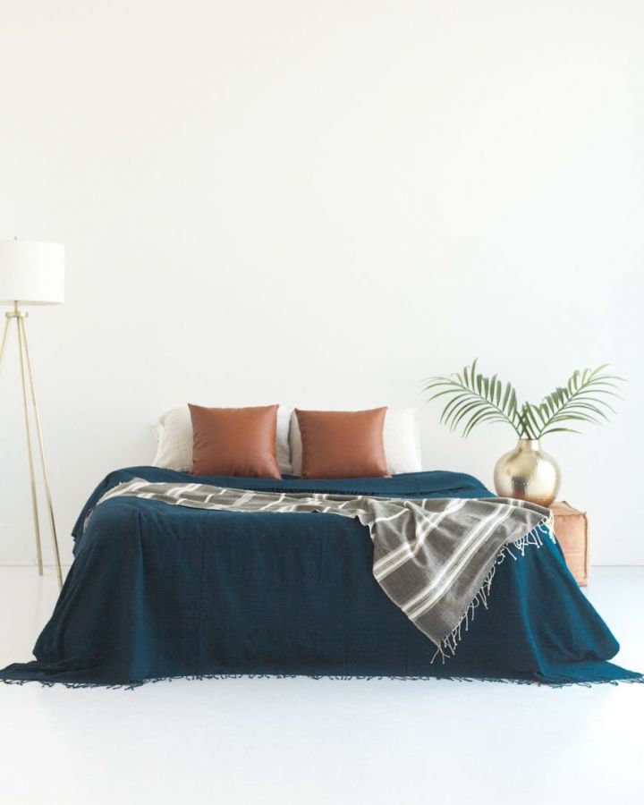 Aden Cotton Throw Blanket by Creative Women