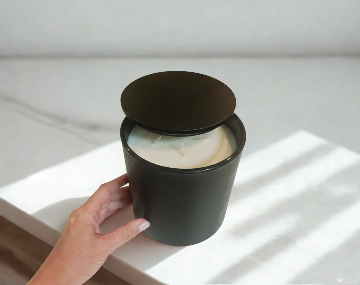 The Monument, Hand-Poured Mega 4-wick Coconut-Soy Candle, 55 oz