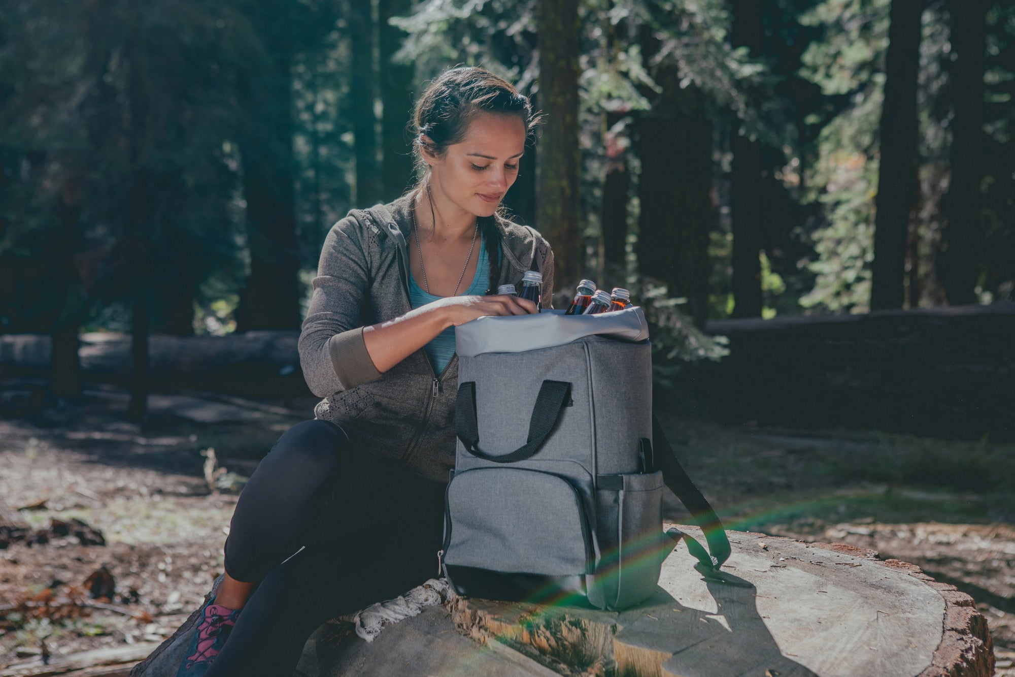 On The Go Roll-Top Backpack Cooler by Picnic Time Family of Brands