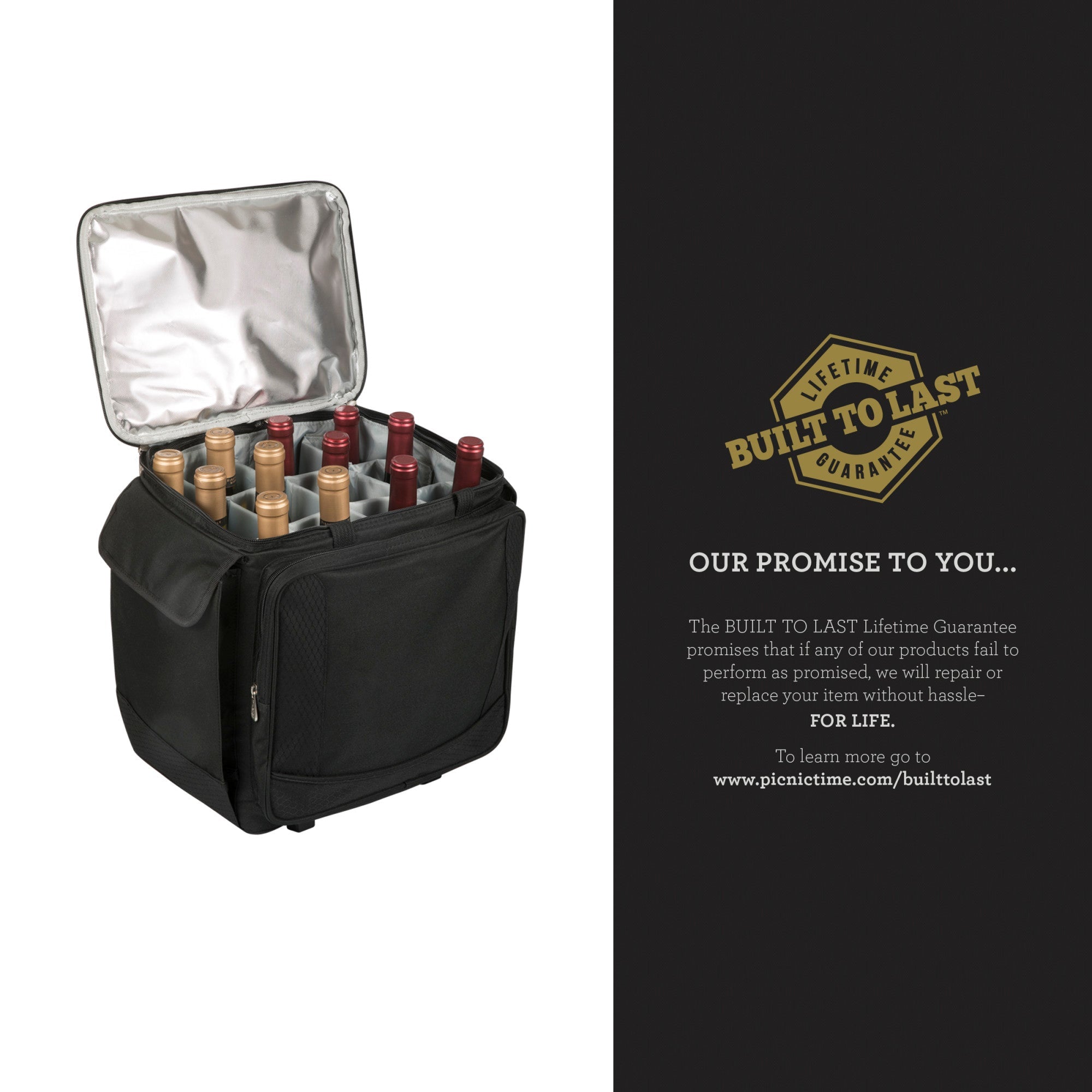 Bodega Rolling Wine Cooler by Picnic Time Family of Brands