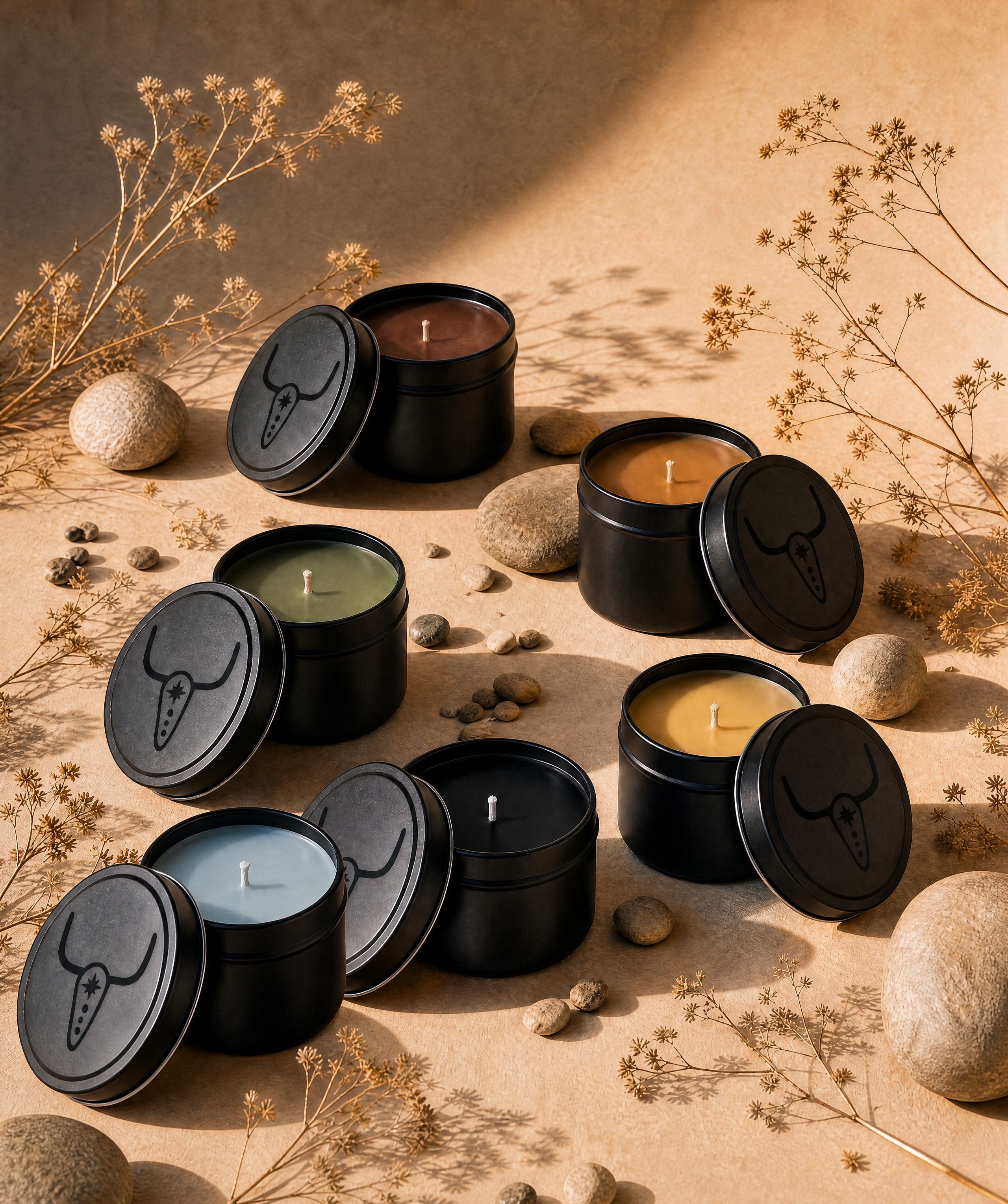 The Wander All Six Scents — Ghost Town Ranch Travel Candles