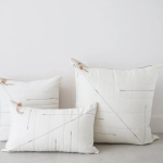 Quilted Linen Pillows in Three Sizes